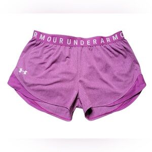 Under Armour Woman’s Medium Pink Athletic Shorts Double-Layer Design